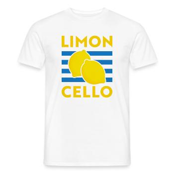 Limoncello Zitronen Tomato Girl Summer Italien - Männer T-Shirt - Weiß - Vorne - AI Model Male 178 dark (178cm)