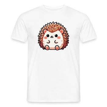 Hérisson - T-shirt homme - blanc - Devant - AI Model Male 178 dark (178cm)