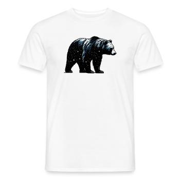 Bear - Men's T-Shirt - white - Front - AI Model Male 178 dark (178cm)