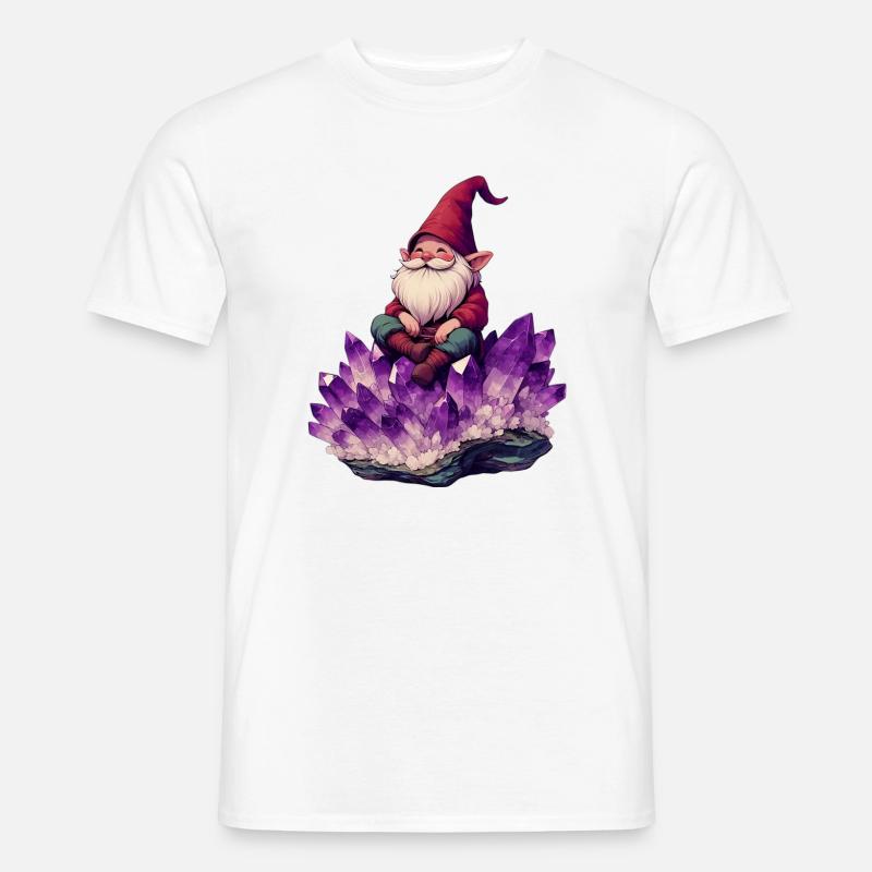 Gnom - Männer T-Shirt - Weiß