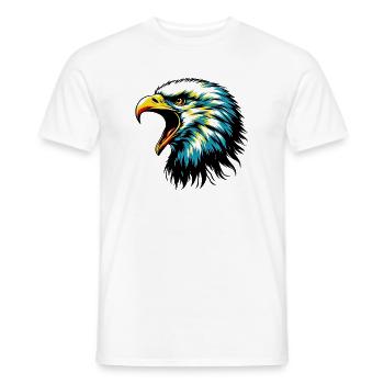 Adler - Männer T-Shirt - Weiß - Vorne - AI Model Male 178 dark (178cm)