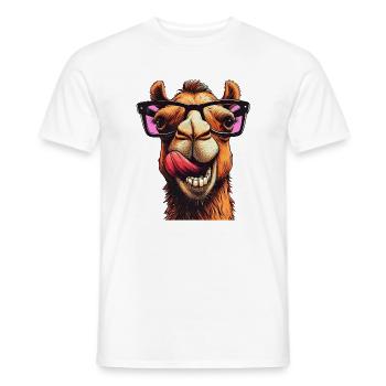 Chameau - T-shirt homme - blanc - Devant - AI Model Male 178 dark (178cm)