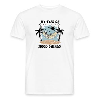 Skeleton Hammock Beach - Men's T-Shirt - white - Front - AI Model Male 178 dark (178cm)