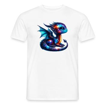 Dragon - Men's T-Shirt - white - Front - AI Model Male 178 dark (178cm)