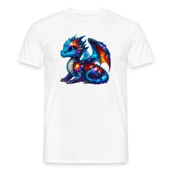 Dragon - Men's T-Shirt - white - Front - AI Model Male 178 dark (178cm)