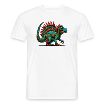 Dinosaur - Men's T-Shirt - white - Front - AI Model Male 178 dark (178cm)