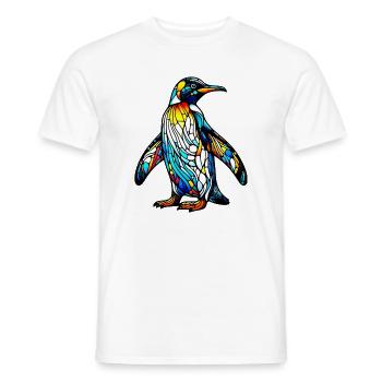 Penguin - Men's T-Shirt - white - Front - AI Model Male 178 dark (178cm)