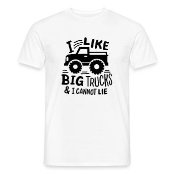 Pick-up Van - Männer T-Shirt - Weiß - Vorne - AI Model Male 178 dark (178cm)