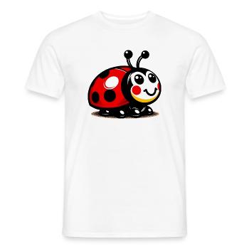 Ladybird - Men's T-Shirt - white - Front - AI Model Male 178 dark (178cm)