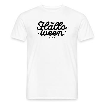 Himmlischer Nachthimmel Musterdruck - Männer T-Shirt - Weiß - Vorne - AI Model Male 178 dark (178cm)