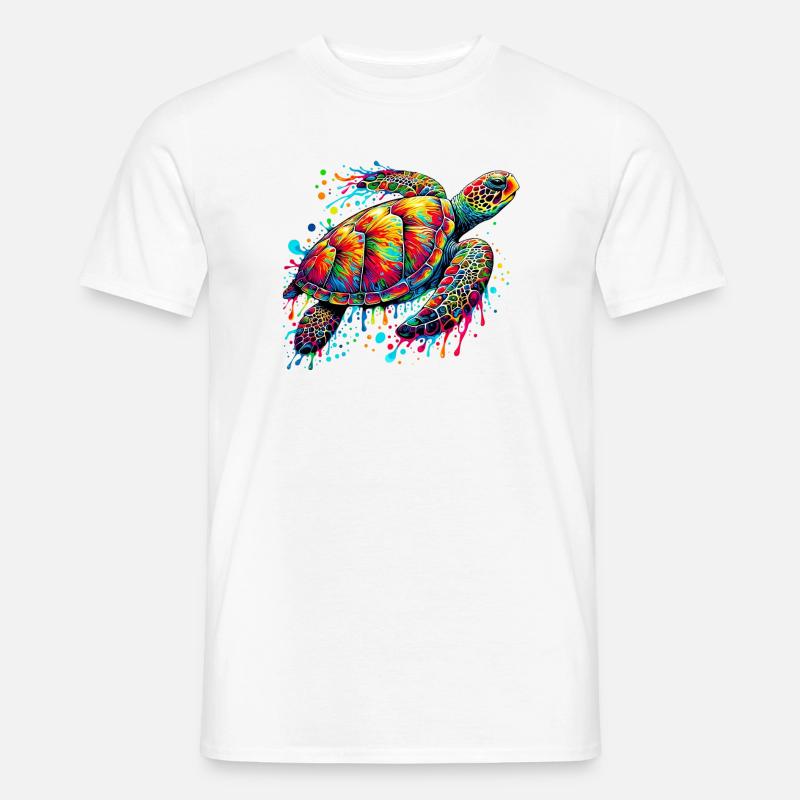 Schildkröte - Männer T-Shirt - Weiß