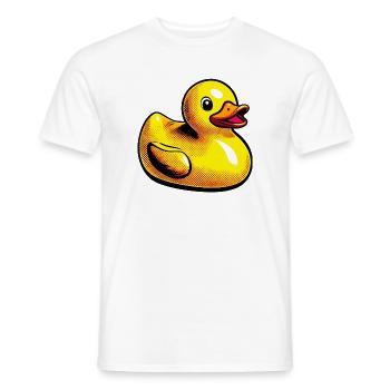 Caneton Canard Canard Canard - T-shirt homme - blanc - Devant - AI Model Male 178 dark (178cm)