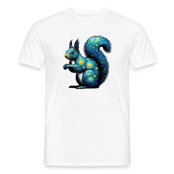Écureuil - T-shirt homme - blanc - Devant - AI Model Male 178 dark (178cm)