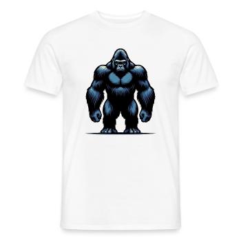 Gorille - T-shirt homme - blanc - Devant - AI Model Male 178 dark (178cm)