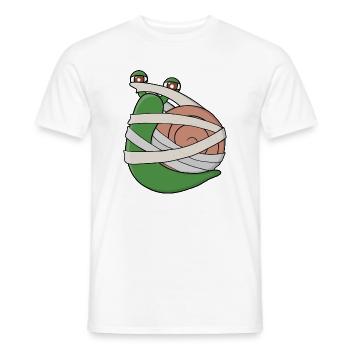 Mummy Snail - Men's T-Shirt - white - Front - AI Model Male 178 dark (178cm)