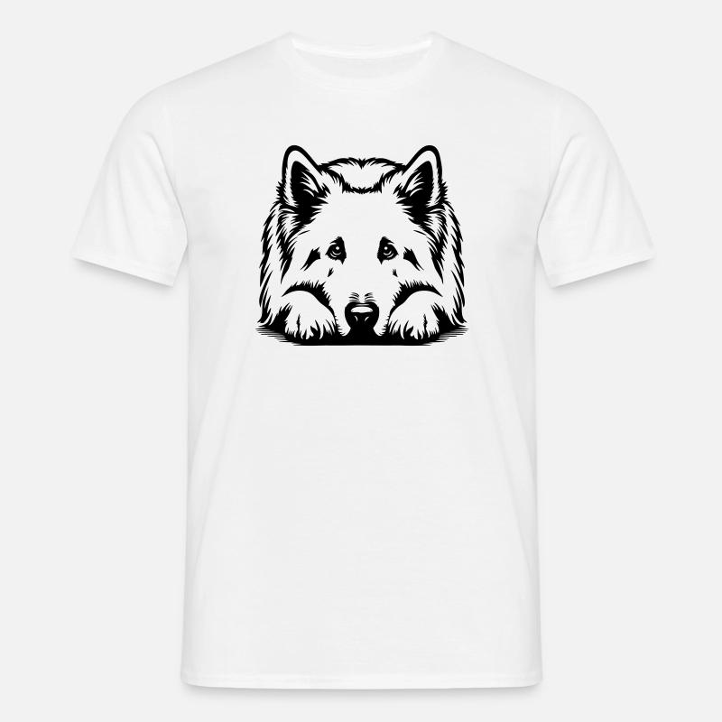 Schweizer Schäferhund - Männer T-Shirt - Weiß