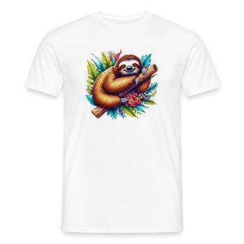 Paresse - T-shirt homme - blanc - Devant - AI Model Male 178 dark (178cm)