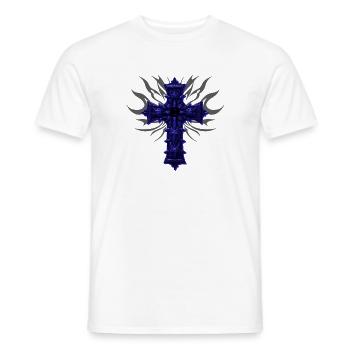 Tribals, kreuze, closing - Männer T-Shirt - Weiß - Vorne - AI Model Male 178 dark (178cm)