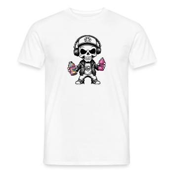 Graffiti Sprayer - Männer T-Shirt - Weiß - Vorne - AI Model Male 178 dark (178cm)