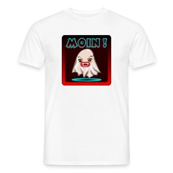 HALLOWEEN COSTUMES GHOSTS MOIN - Men's T-Shirt - white - Front - AI Model Male 178 dark (178cm)