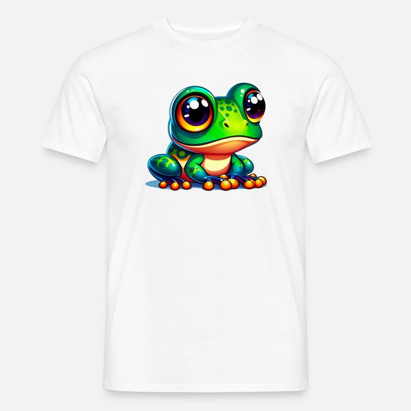Frosch - Männer T-Shirt - Weiß