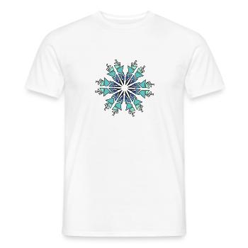 Ornament - Männer T-Shirt - Weiß - Vorne - AI Model Male 178 dark (178cm)