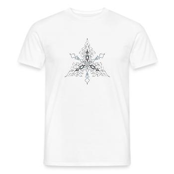 Graphic - Men's T-Shirt - white - Front - AI Model Male 178 dark (178cm)