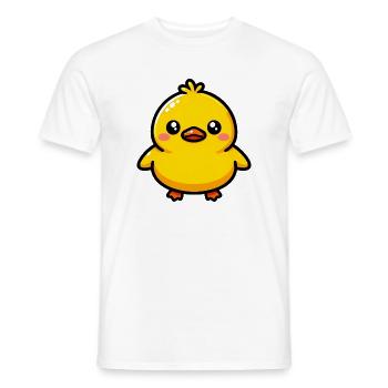 Caneton Canard Canard Canard - T-shirt homme - blanc - Devant - AI Model Male 178 dark (178cm)