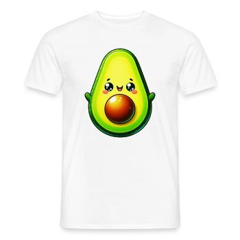 Avocado - Men's T-Shirt - white - Front - AI Model Male 178 dark (178cm)