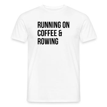 Rudern, Rudern, Rudern - Männer T-Shirt - Weiß - Vorne - AI Model Male 178 dark (178cm)