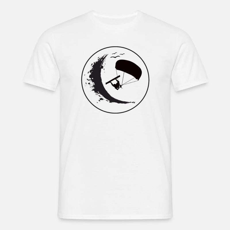 Wave Rider Eclipse - Männer T-Shirt - Weiß