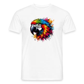 Perroquet - T-shirt homme - blanc - Devant - AI Model Male 178 dark (178cm)