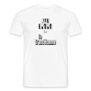 Mon Neveu Est Un Grand Homme - T-shirt homme - blanc - Devant - AI Model Male 178 dark (178cm)
