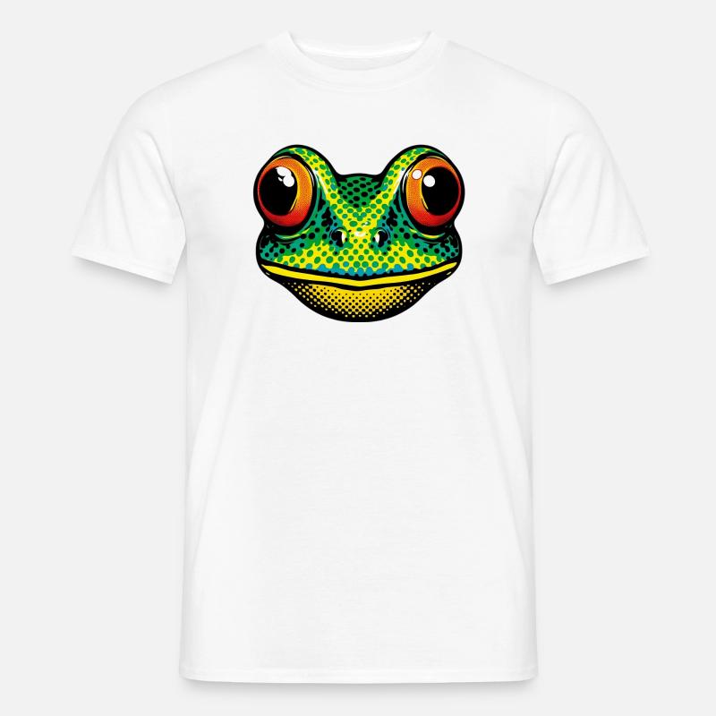 Frosch - Männer T-Shirt - Weiß