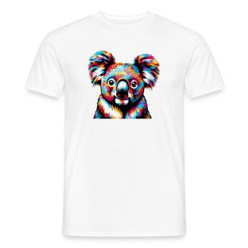Koala - T-shirt homme - blanc - Devant - AI Model Male 178 dark (178cm)