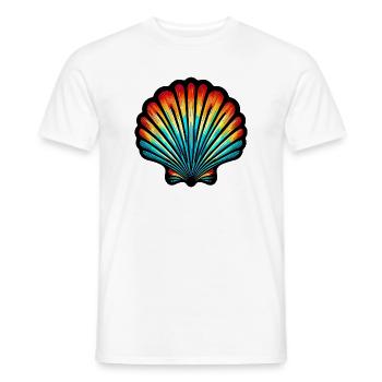 Coquille - T-shirt homme - blanc - Devant - AI Model Male 178 dark (178cm)