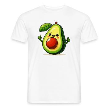 Avocado - Men's T-Shirt - white - Front - AI Model Male 178 dark (178cm)