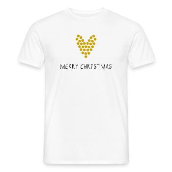WEIHNACHTSMANN. WEIHNACHTEN. FROHE WEIHNACHTEN. ICH KANN NICHT - Männer T-Shirt - Weiß - Vorne - AI Model Male 178 dark (178cm)