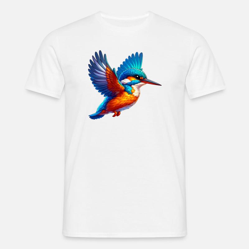 Eisvogel - Männer T-Shirt - Weiß