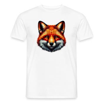 Renard - T-shirt homme - blanc - Devant - AI Model Male 178 dark (178cm)