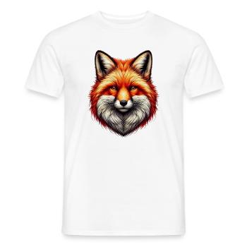 Renard - T-shirt homme - blanc - Devant - AI Model Male 178 dark (178cm)