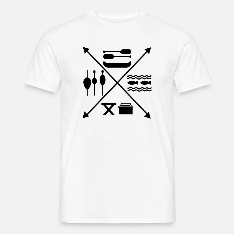 Pêche - T-shirt homme - blanc
