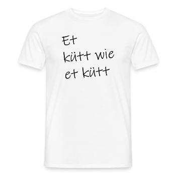 Et kütt wie et kütt - Männer T-Shirt - Weiß - Vorne - AI Model Male 178 dark (178cm)