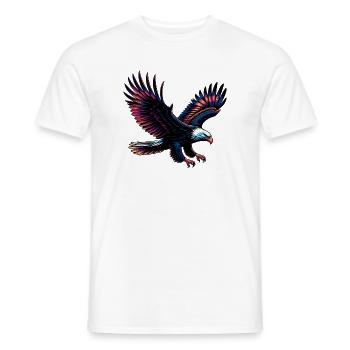 Adler - Männer T-Shirt - Weiß - Vorne - AI Model Male 178 dark (178cm)