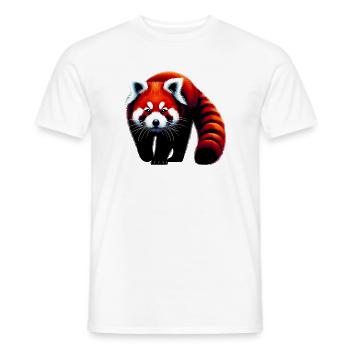 Roter Panda - Männer T-Shirt - Weiß - Vorne - AI Model Male 178 dark (178cm)