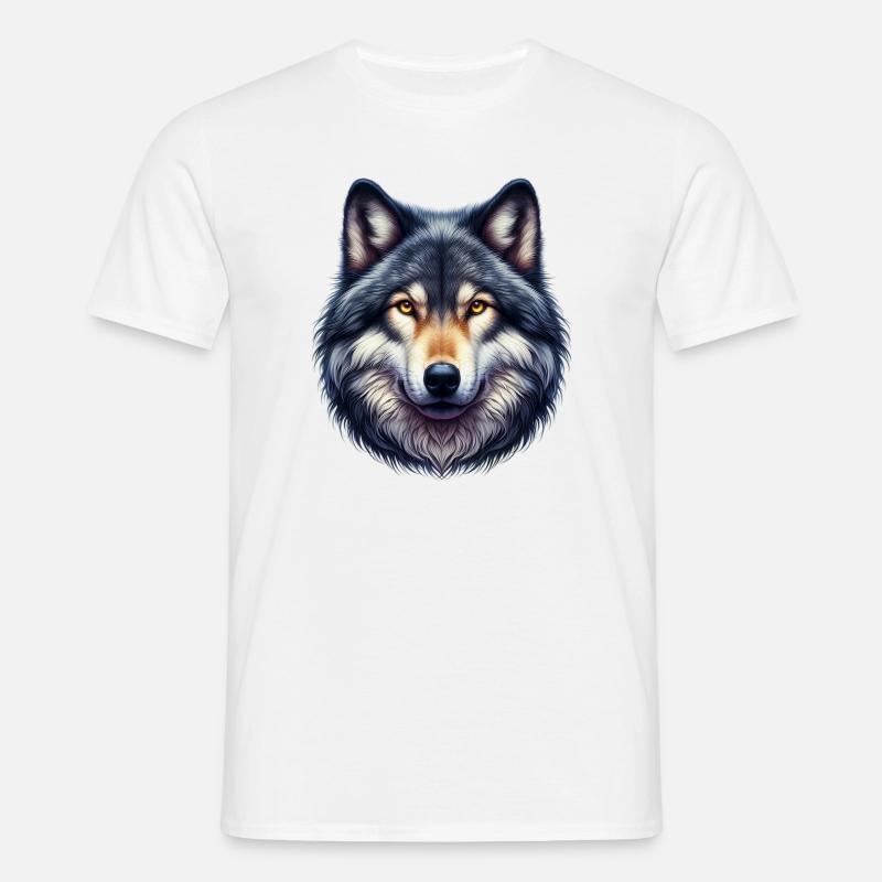Wolf - Men's T-Shirt - white