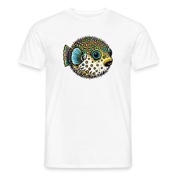 Blowfish - T-shirt homme - blanc - Devant - AI Model Male 178 dark (178cm)