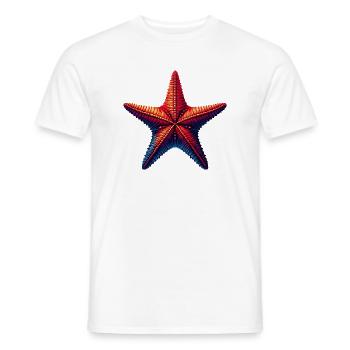 Starfish - Men's T-Shirt - white - Front - AI Model Male 178 dark (178cm)