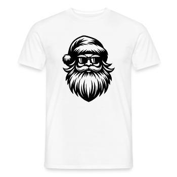 Weihnachtsmann im Chill-Modus - Männer T-Shirt - Weiß - Vorne - AI Model Male 178 dark (178cm)