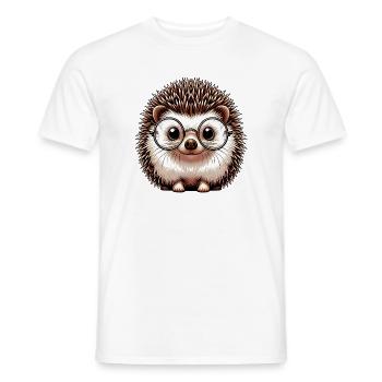 Hérisson - T-shirt homme - blanc - Devant - AI Model Male 178 dark (178cm)